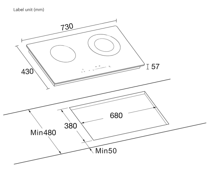 7W2H01 Build-in Ceramic Hob